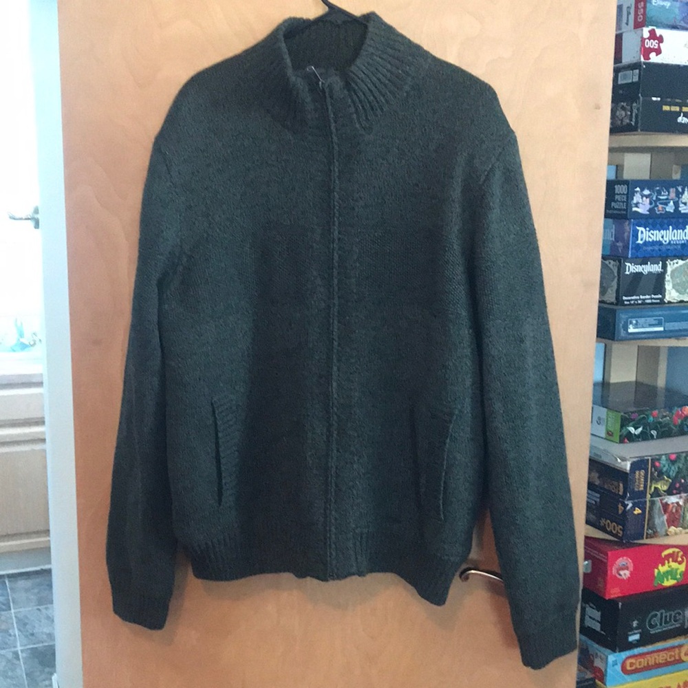 Boston Traders NWT Zip Up Sherpa Lined Sweater